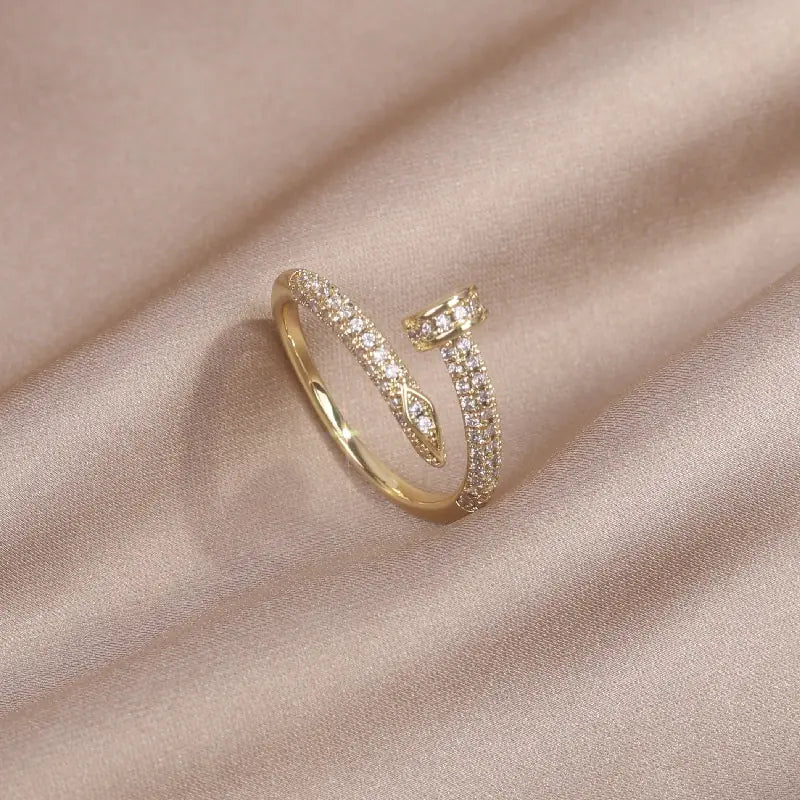 Kupfer Zirkon Ring