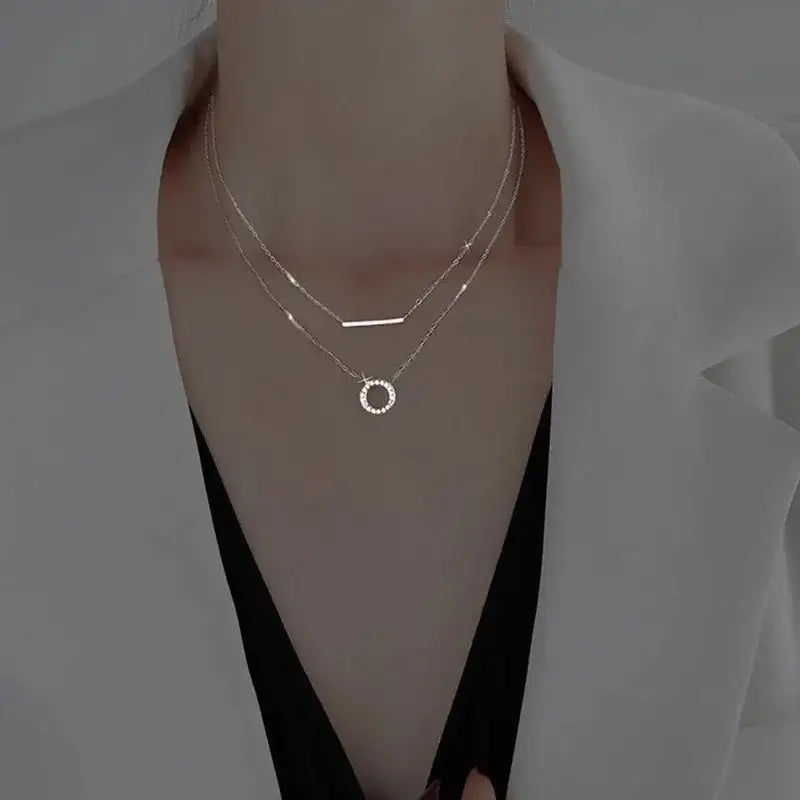 Exquisite Clavicle Kette Halskette Schmuck für Frauen Geschenk