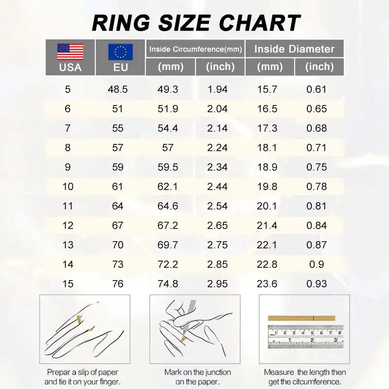 Double Band Mondstein Ring