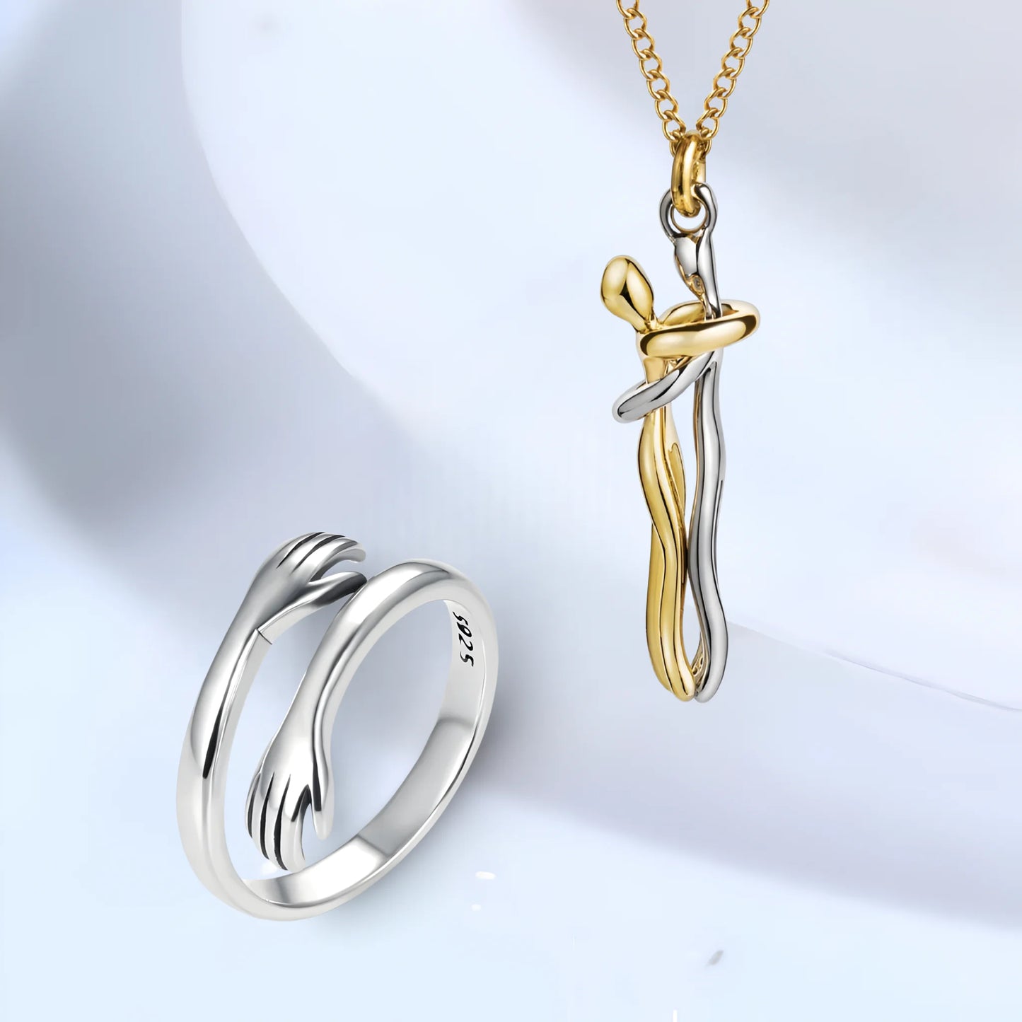 Hug Necklace™️ - Einzigartiger & eleganter GRATIS RING